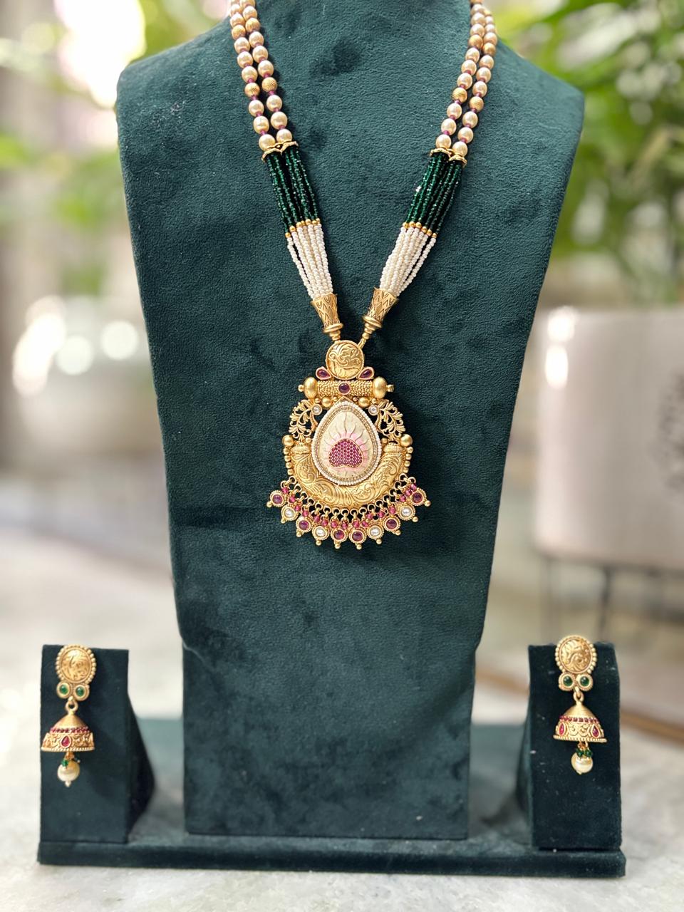 heritage long jewelry set heritage long jewelry set