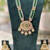 Heritage long Kundan Jewelry Set heritage long kundan jewelry set