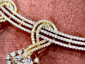 american diamond exclusive necklace set